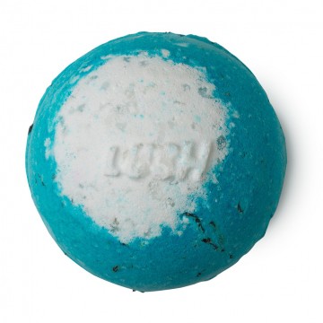 lush big blue bombe de bain citron lavande turquoise