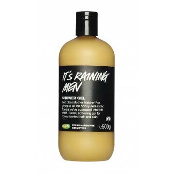 lush gel douche it's raining men miel fleurs