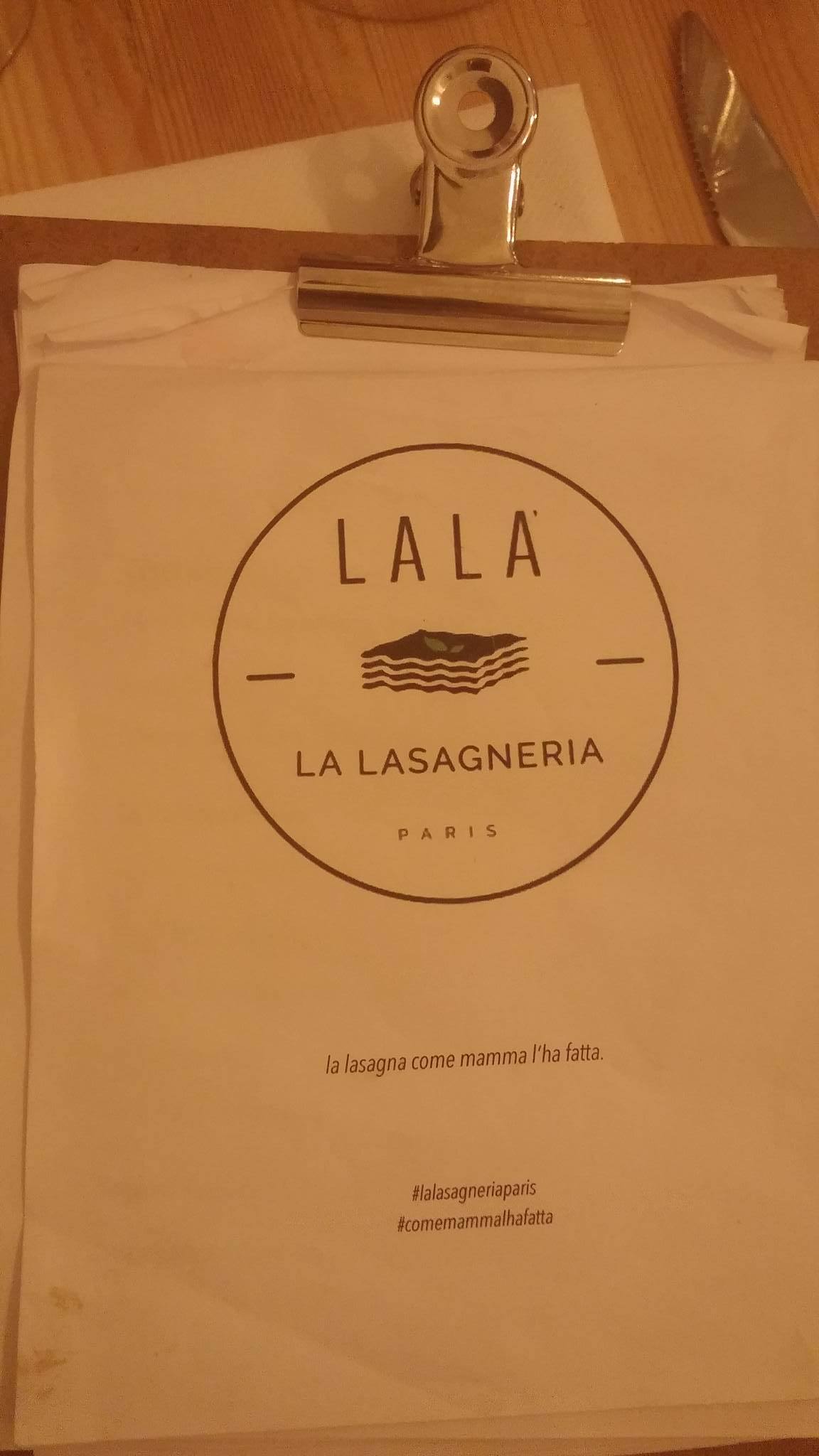 làlà la lasagneria paris