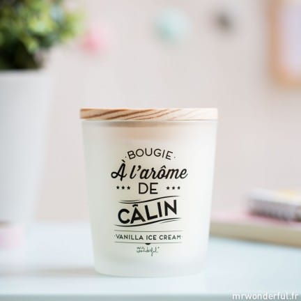 bougie mr wonderful arôme câlin vanilla ice cream