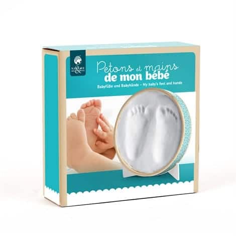 kit empreintes bébé main pied cadeau noel maternité naissance enfant bébé