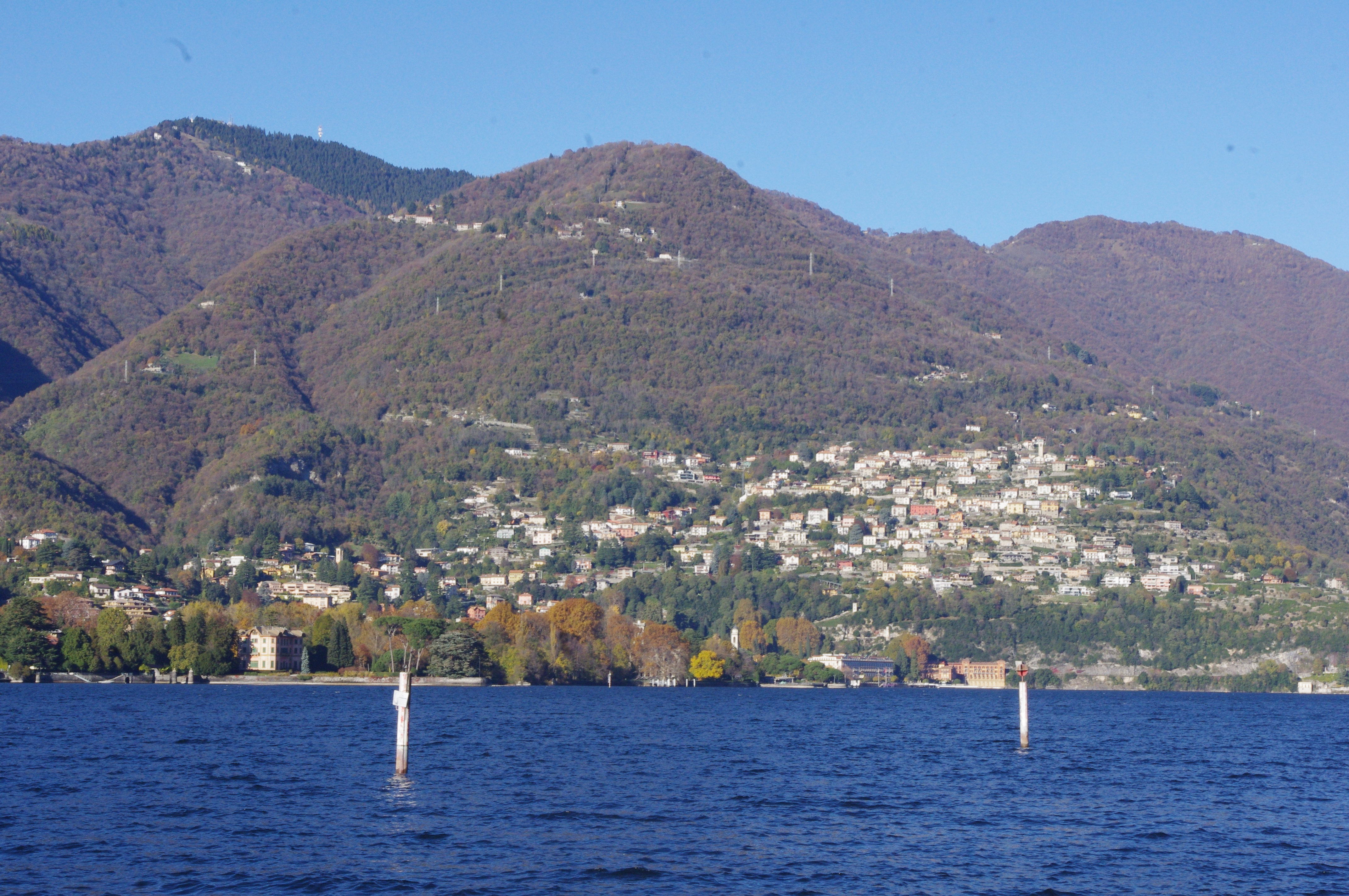 lac côme milan journée