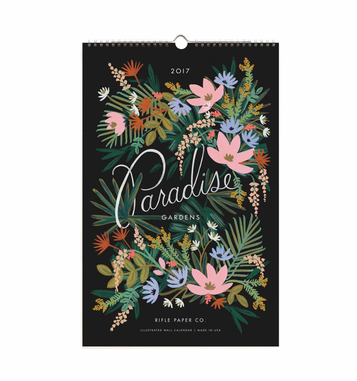 calendrier mural rifle paper