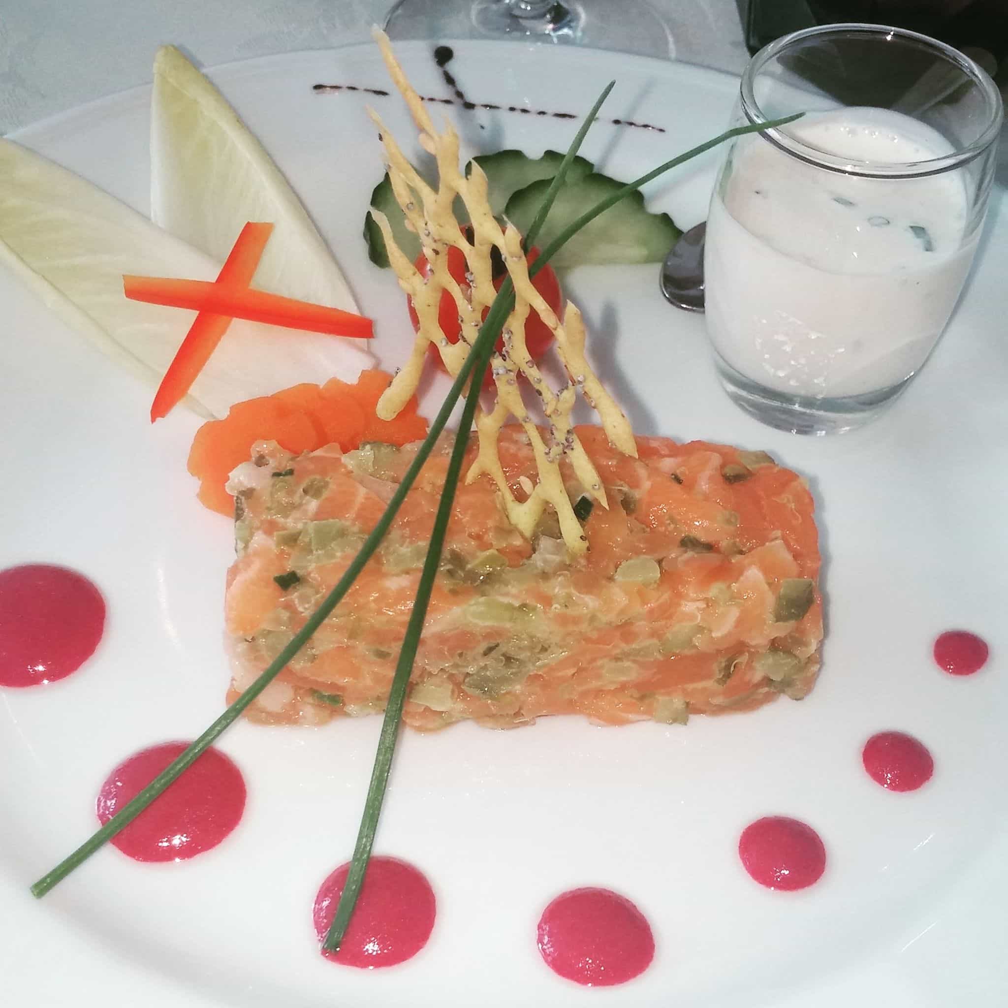 tartare de saumon