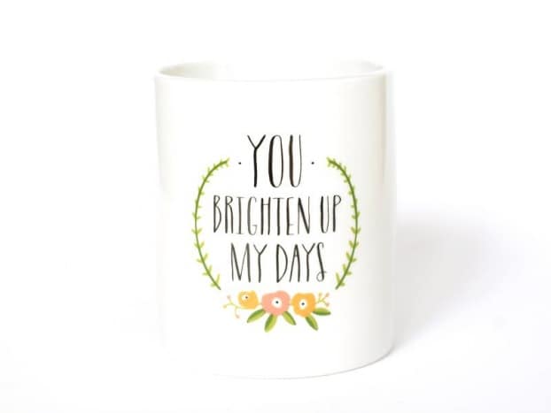 mug mr wonderful you brighten up my days