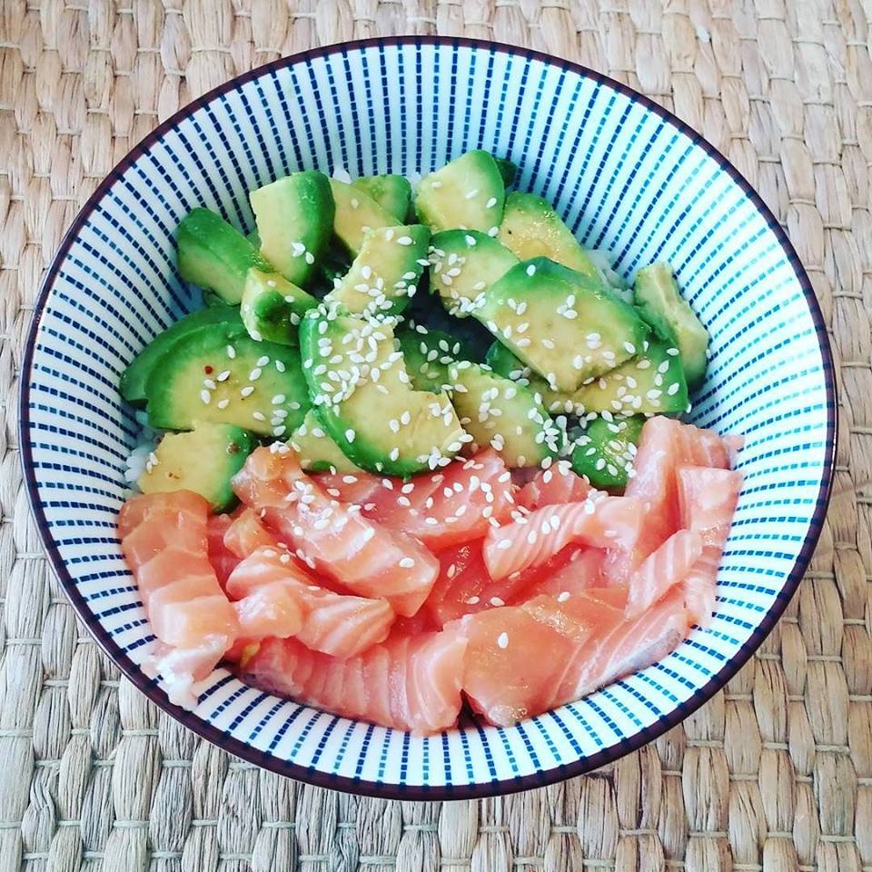 poke bowl recette saumon frais printemps