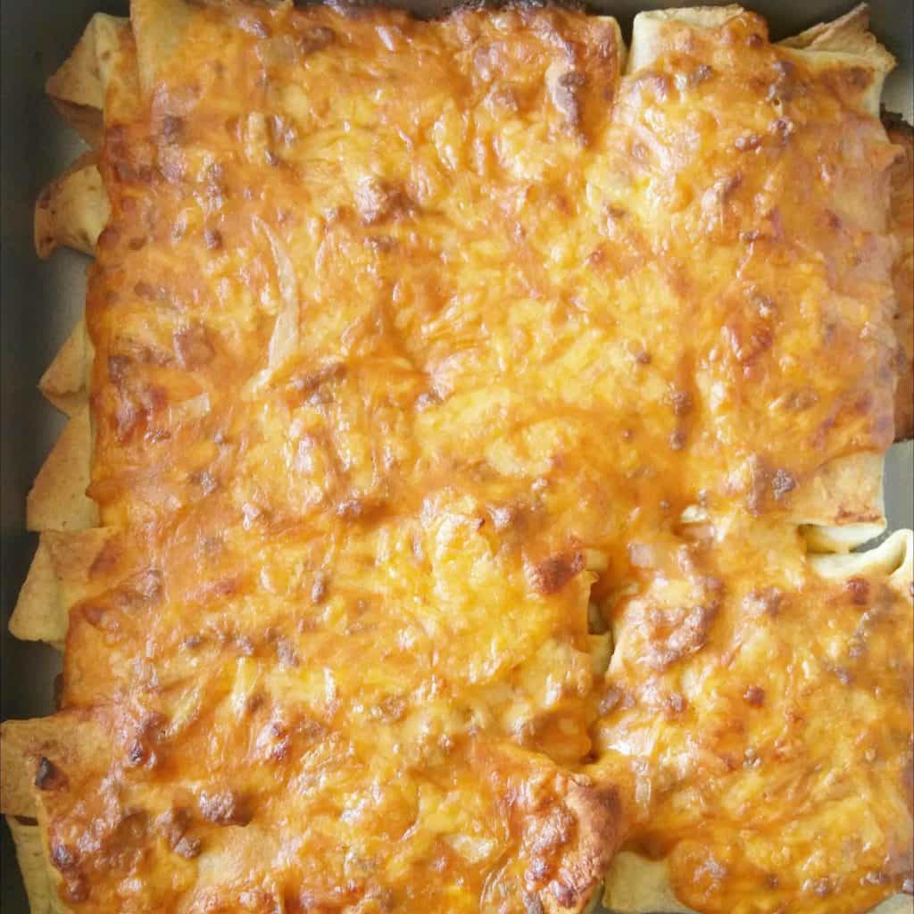 enchiladas boeuf cheddar