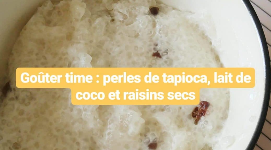 tapioca façon riz au lait coco