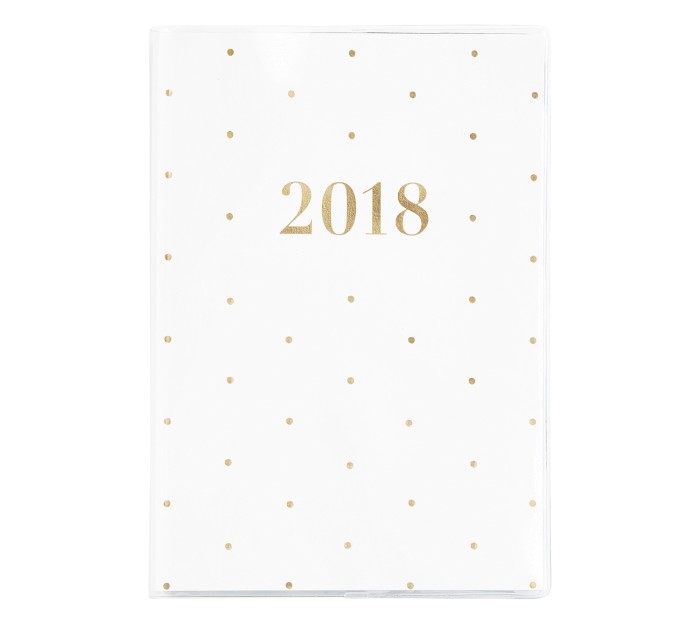 agenda hebdomadaire 2018 kikki k simple élégant pois original