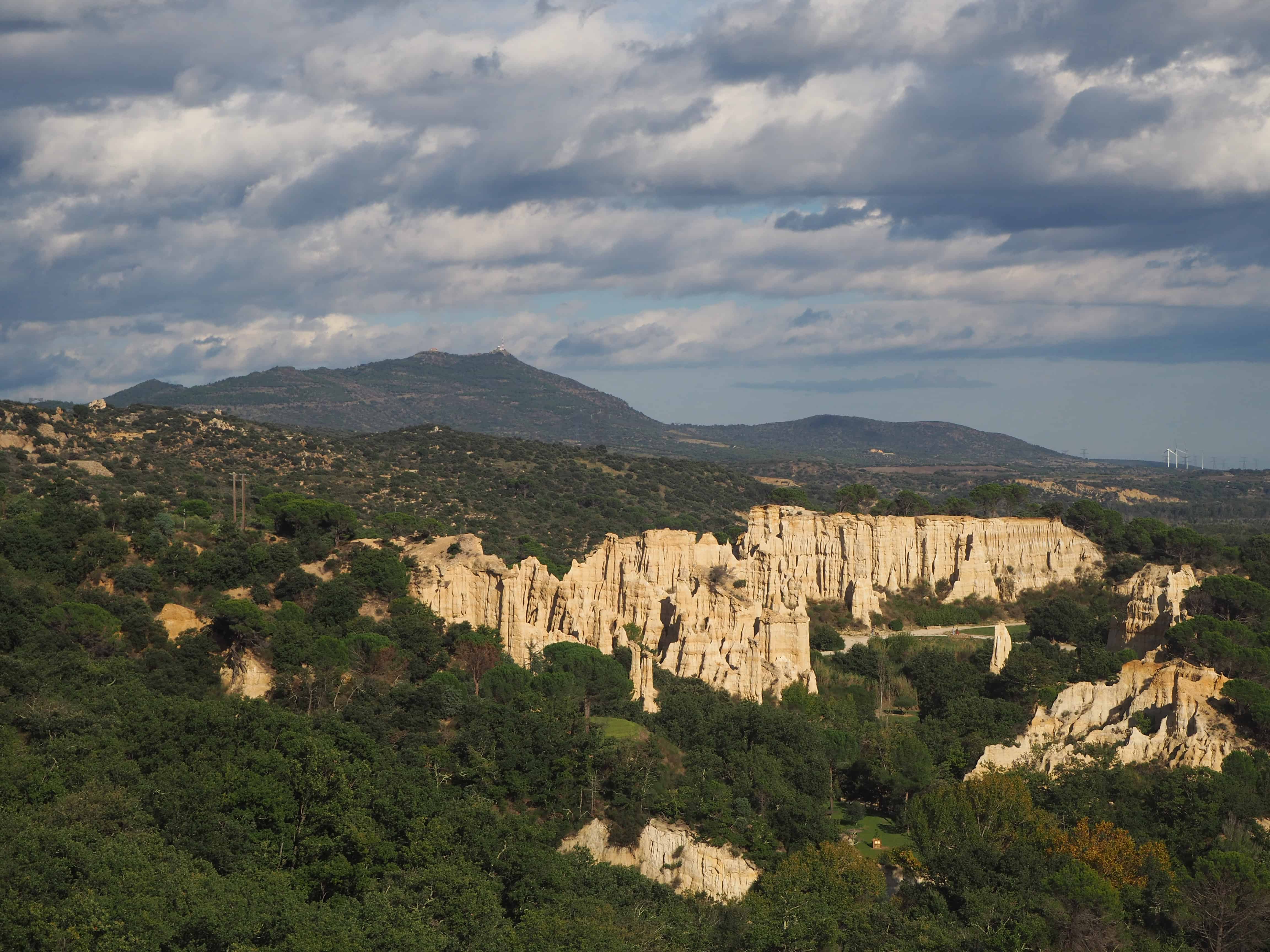 Orgues d'ille sur têt vue panoramique