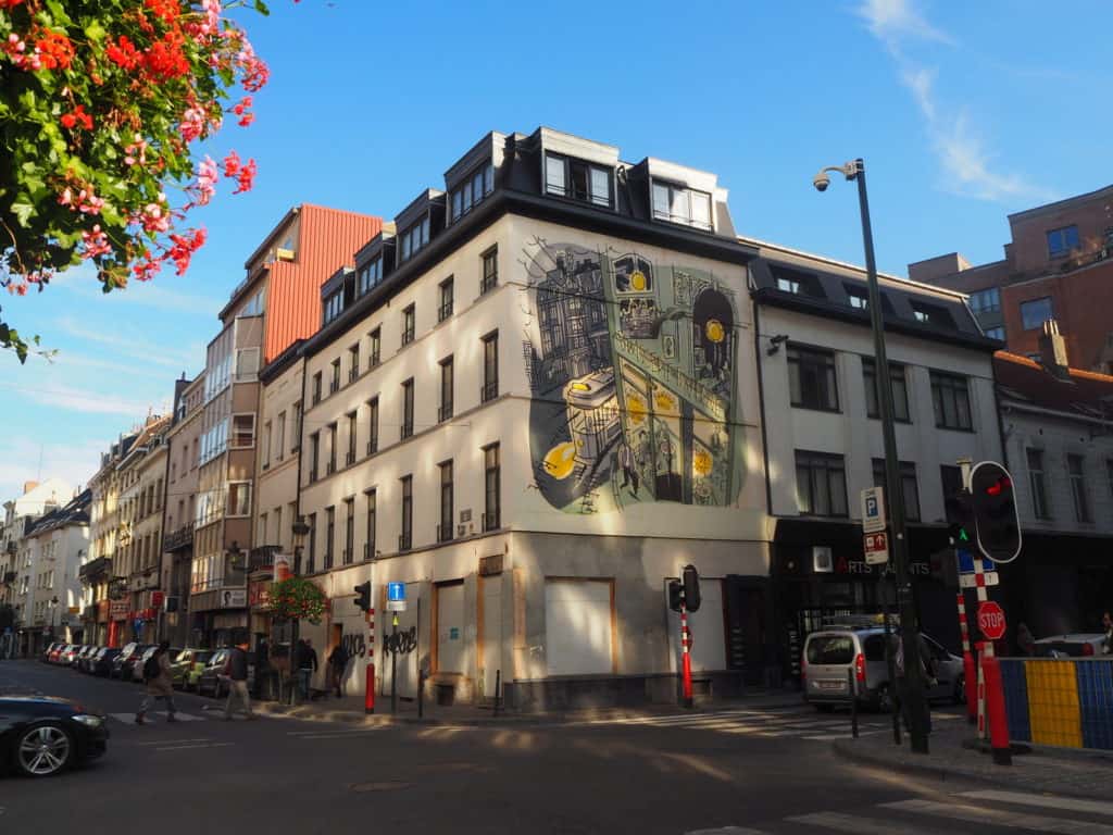 Fresque bande dessinée bruxelles