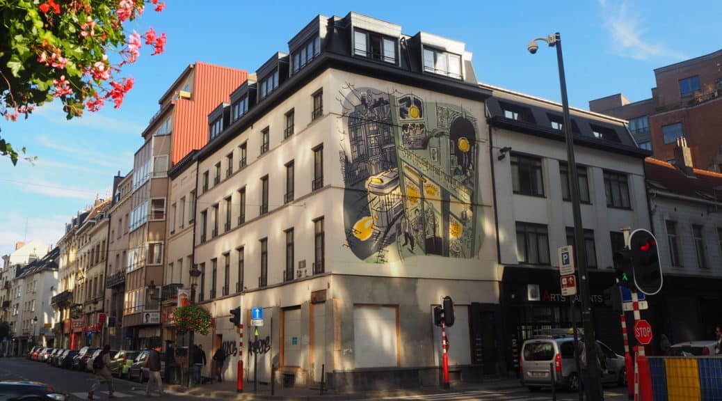 Fresque bande dessinée bruxelles